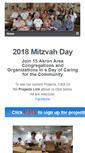 Mobile Screenshot of mitzvahdayakron.com